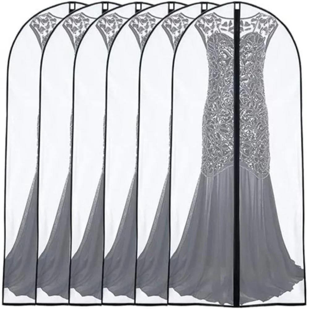 Garment Bags Cover for Storage 24''x60 '' (Set of 6)Foldable Washable Dress Bags